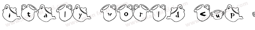 Italy World Cup 1994 Regular字体转换
